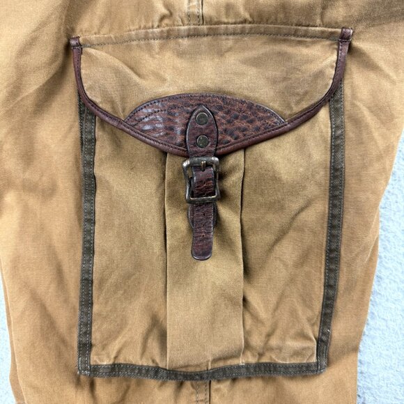 Double RL RRL Pants Men 30 Brown Paratrooper Military Cargo Ralph Lauren VTG Y2K - Picture 6 of 11
